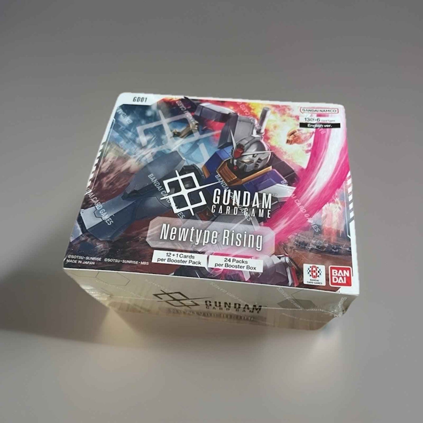 Gundam Card Game GD01 Newtype Rising Booster Display - Englisch