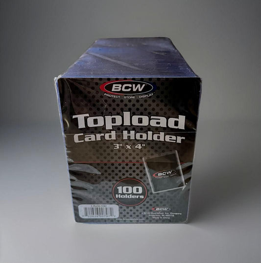 BCW Toploader Standardgröße 100 Stück - Premium Kartenschutz.