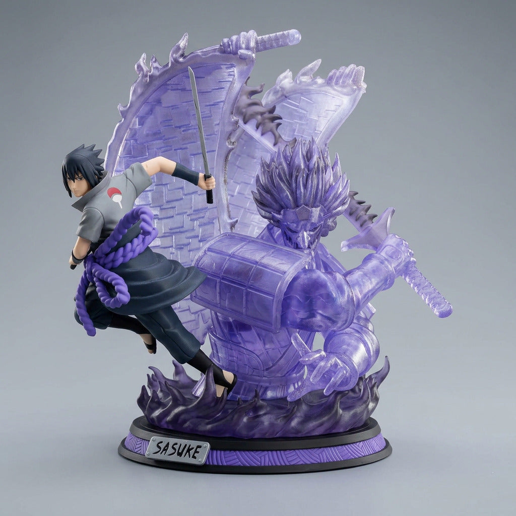 Sasuke Uchiha X Susanoo | Statue 39cm | 3D Druck