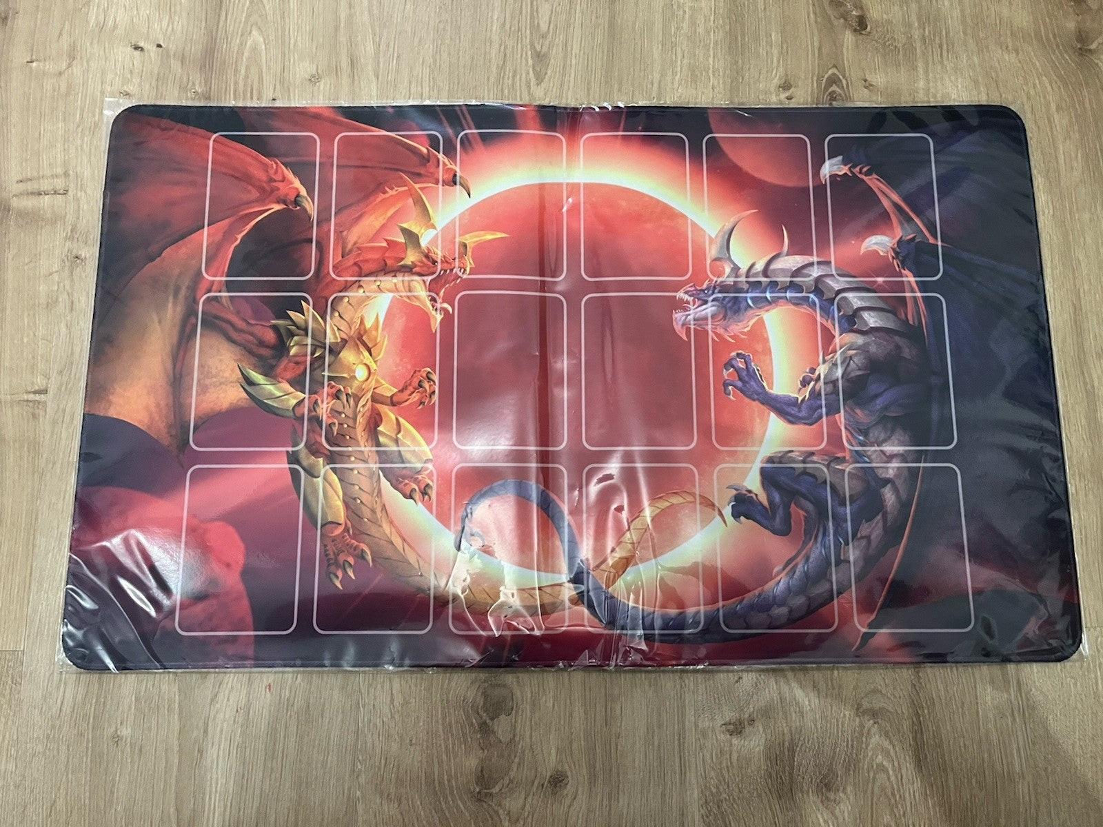 Neverrift TCG Spielmatte Twin Dragons - Premium Playmat.