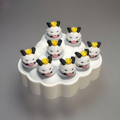 Riftbound TCG Siegpunktezähler - Magnetische Poro Miniatur-Figuren.