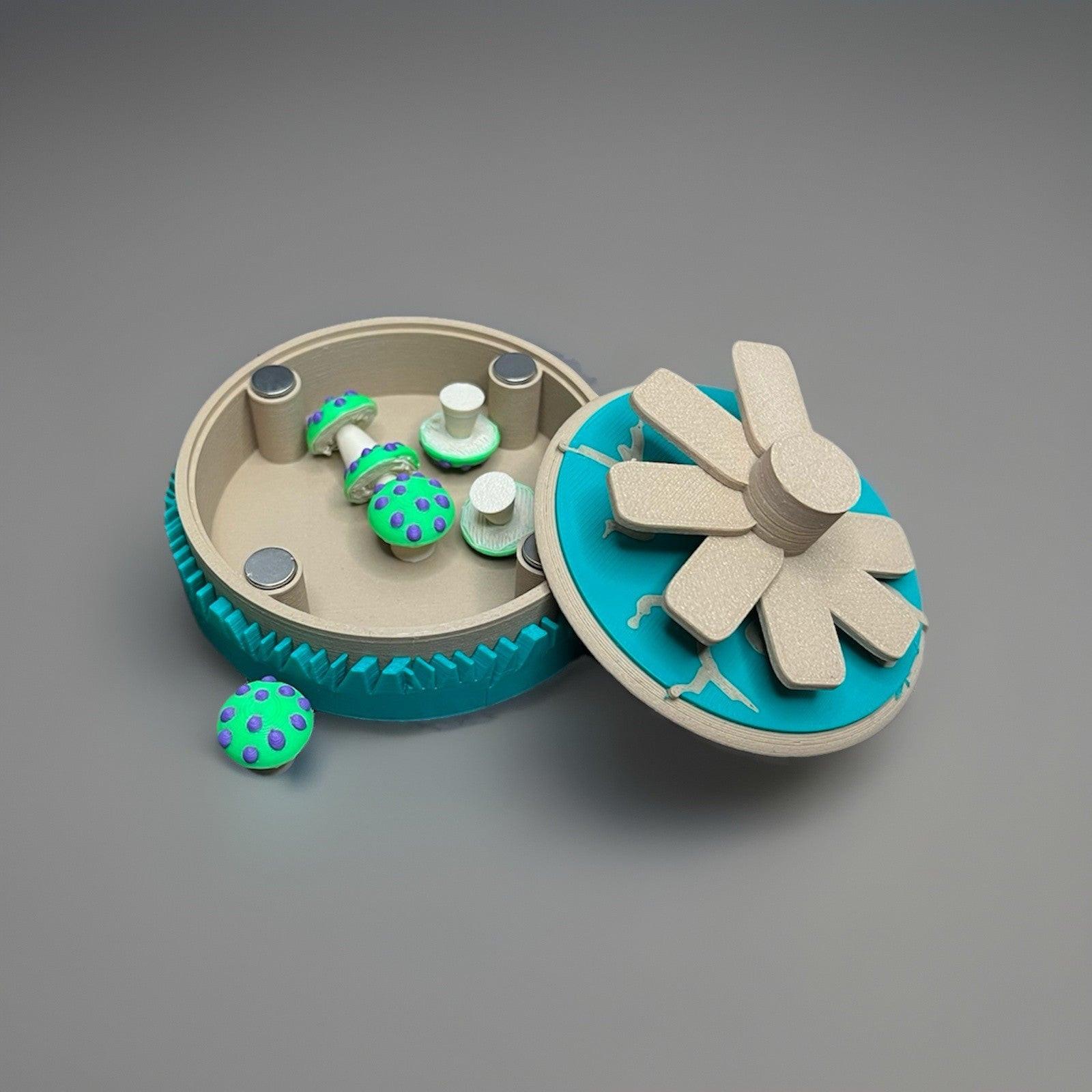 Riftbound TCG Siegpunktezähler - Magnetische Shroom Miniatur-Figuren.