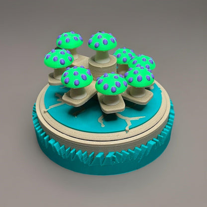 Riftbound TCG Siegpunktezähler - Magnetische Shroom Miniatur-Figuren.