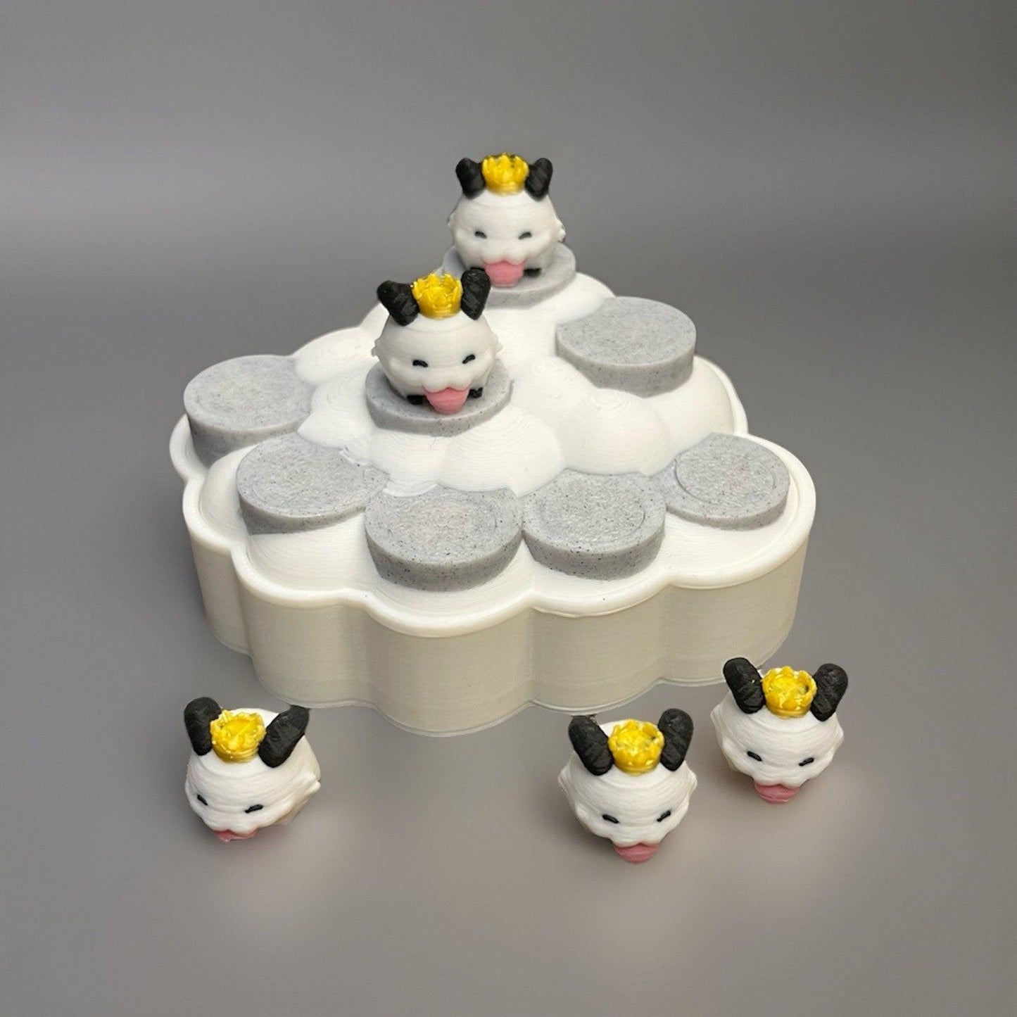 Riftbound TCG Siegpunktezähler - Magnetische Poro Miniatur-Figuren.