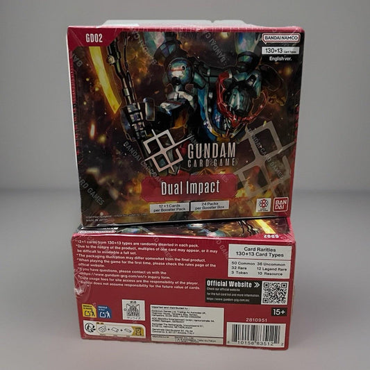 Gundam Card Game GD02 Dual Impact Booster Display - Englisch.