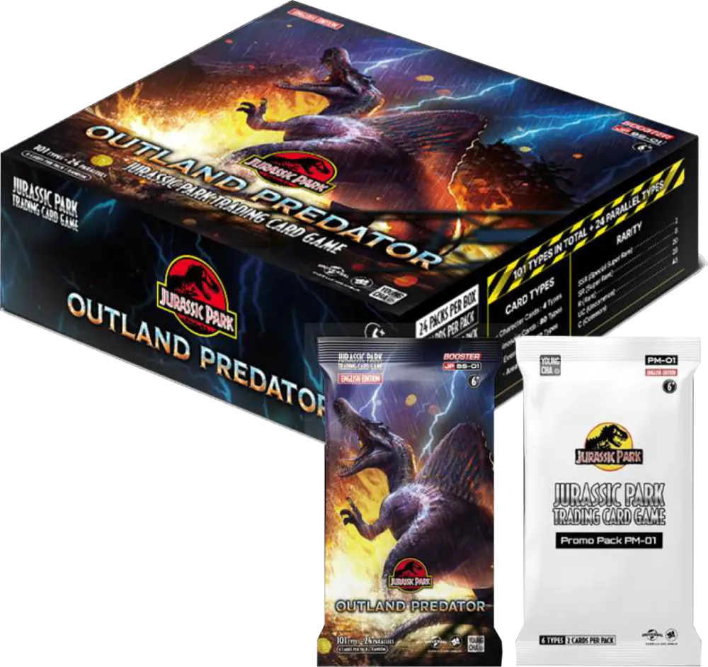 Jurassic Park TCG Outland Predator Booster Display (EN)