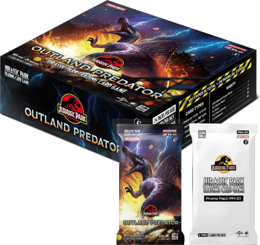 Jurassic Park TCG Outland Predator Booster Display (EN)