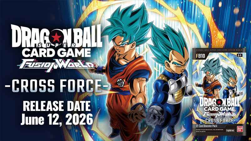 Dragonball Fusion World | FB10 Cross Force | Booster Display (EN)