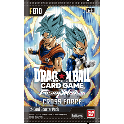 Dragonball Fusion World | FB10 Cross Force | Booster Display (EN)