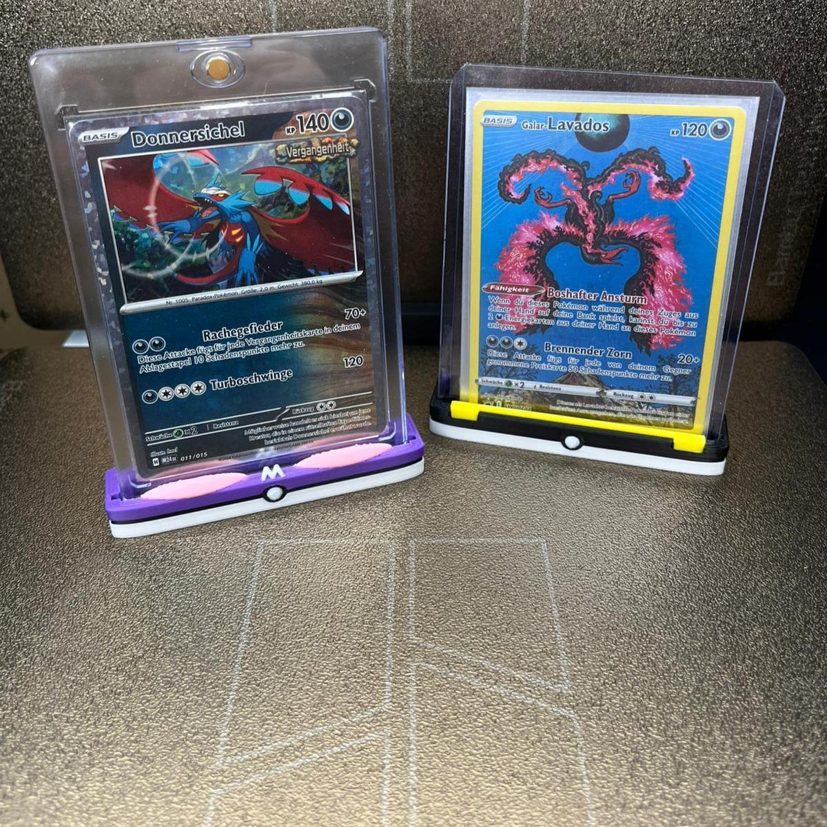 Pokeball Kartenhalter Display - 3er Set für Pokemon TCG Karten - Nextcards