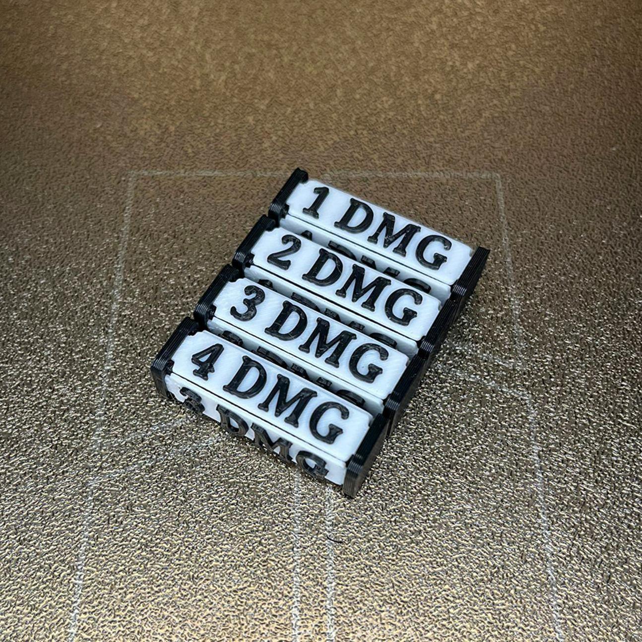Gundam Card Game Damage Tokens | Schadensmarken Set 4 Stück - Nextcards