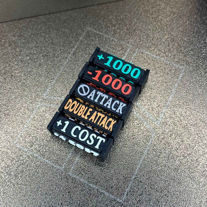 One Piece TCG Effekt-Token Set - 6 Stück mit Power Counter & Statuseffekten - Nextcards