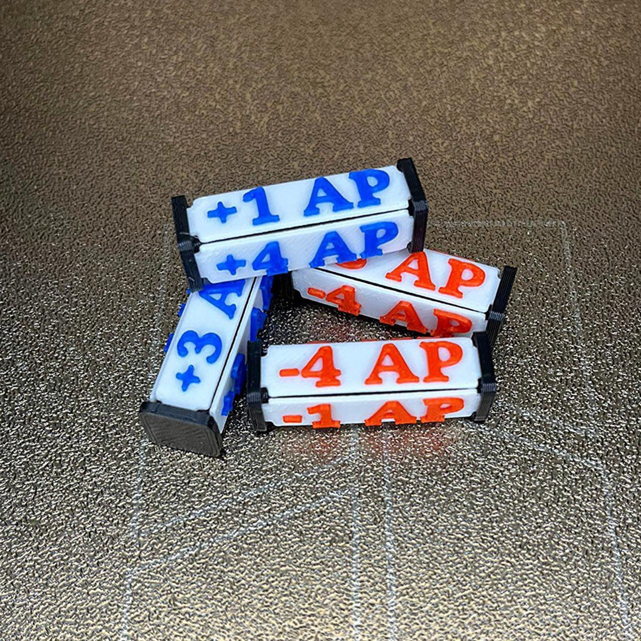 Gundam Card Game Attack Points Token Set +/-1 bis +/-4 (4 Stück) - Nextcards