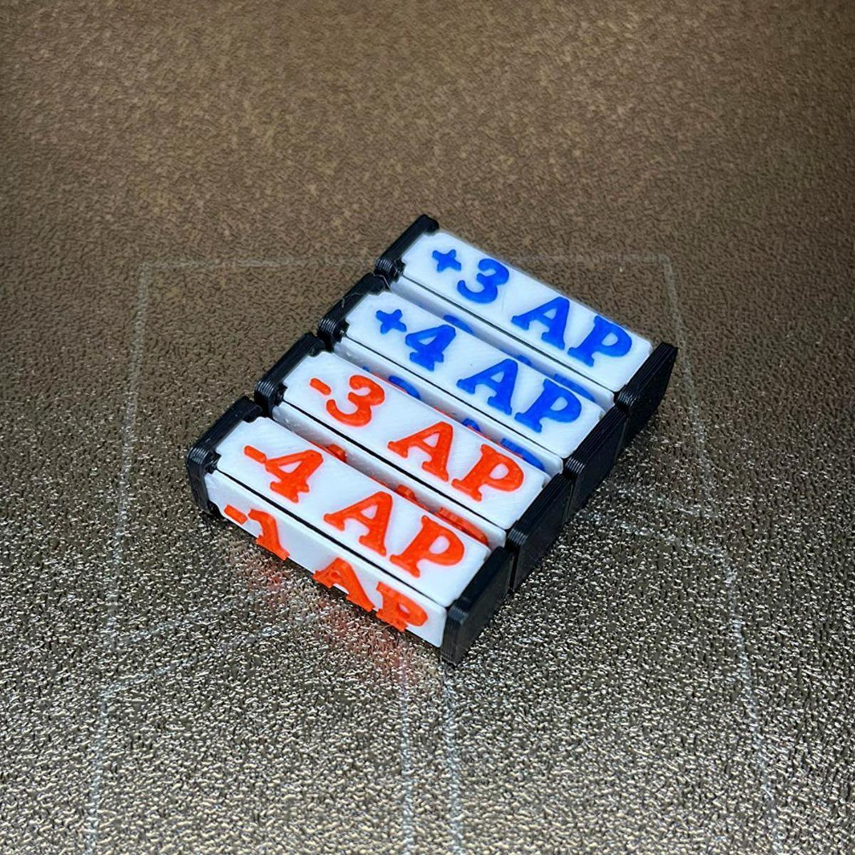 Gundam Card Game Attack Points Token Set +/-1 bis +/-4 (4 Stück) - Nextcards