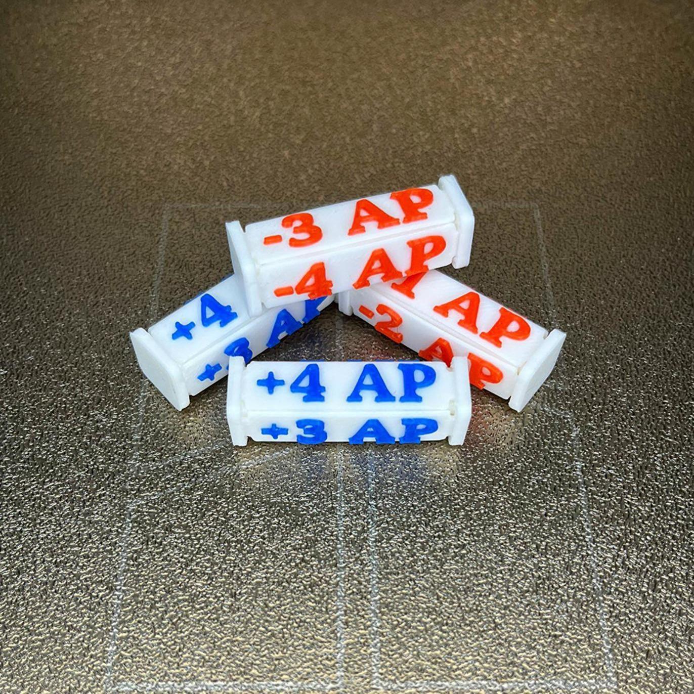 Gundam Card Game Attack Points Token Set +/-1 bis +/-4 (4 Stück) - Nextcards