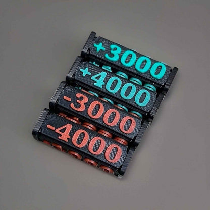 Power Counter Tokens One Piece +/-1000 bis +/-4000 - Nextcards