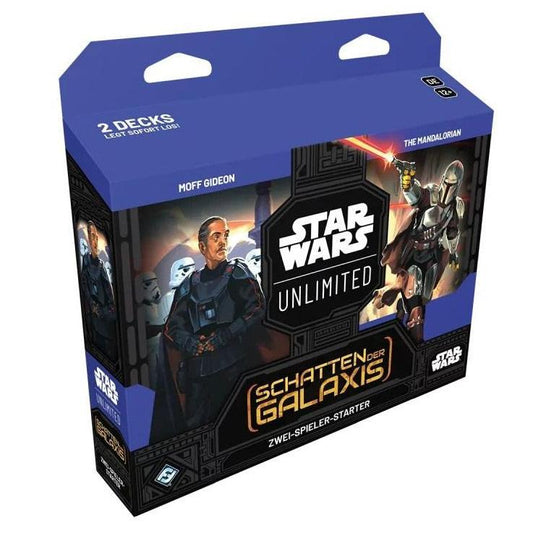 Star Wars Unlimited Schatten der Galaxis - Zwei-Spieler Starter Set Deutsch.